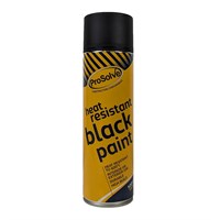 600 DEGREE HEAT RESISTANT black PAINT 500ML Aerosol